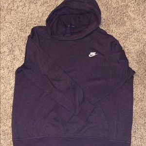 Purple Nike cowel neck hoodie